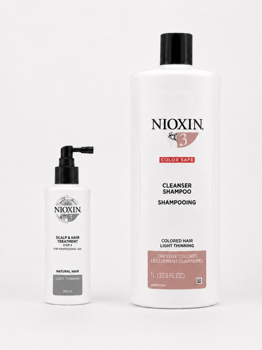 NIoxin System 3 Cleanser Shampoo & Scalp Treatment bundle for thinning hair NWT